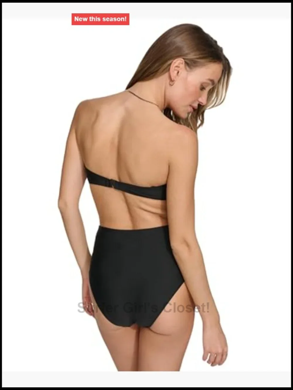 Classic Bandeau Bikini Set with Tummy Control - Nylon Spandex